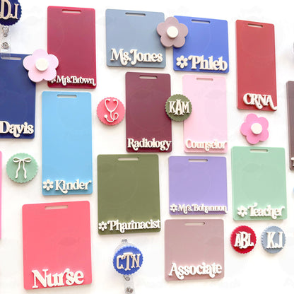 Matte Badge Buddy + Reel Charm Combo