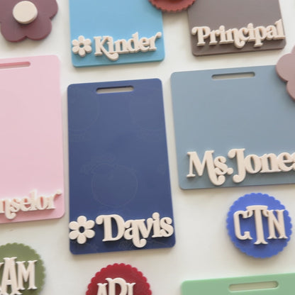 Matte Badge Buddy + Reel Charm Combo